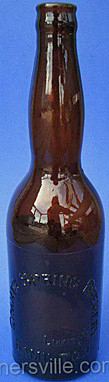 GRANT'S SPRINGS BREWERY LIMITED EMBOSSED BEER BOTTLE