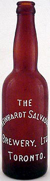 THE REINHARDT SALVADOR BREWERY LIMITED EMBOSSED BEER BOTTLE