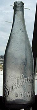 SUDBURY BREWERY EMBOSSED BEER BOTTLE