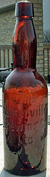 WALKERVILLE BREWING COMPANY LIMITED EMBOSSED BEER BOTTLE