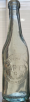 COORS GOLDEN BEER EMBOSSED BEER BOTTLE