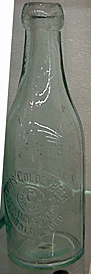 COORS GOLDEN BEER EMBOSSED BEER BOTTLE