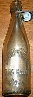 LION BREWERY EMBOSSED BEER BOTTLE