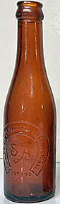 COMPANIA CERVECERA INTERNACIONAL EMBOSSED BEER BOTTLE