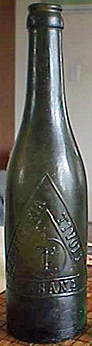 CERVECERIA TIVOLI EMBOSSED BEER BOTTLE