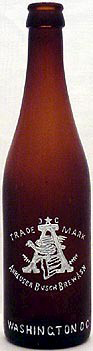 ANHEUSER BUSCH BREWING ASSOCIATION EMBOSSED BEER BOTTLE