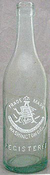 ANHEUSER BUSCH BREWING ASSOCIATION EMBOSSED BEER BOTTLE