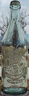 ANHEUSER BUSCH BREWING ASSOCIATION EMBOSSED BEER BOTTLE