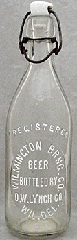 WILMINGTON BREWING COMPANY BEER BOTTLE