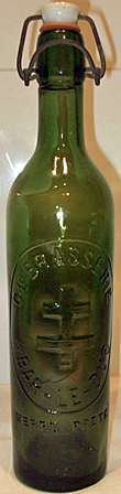 Gde Brasserie EMBOSSED BEER BOTTLE