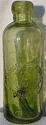 AUGUSTA BREWING COMPANY EMBOSSED BEER BOTTLE