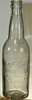 ACME BREWING COMPANY EMBOSSED BEER BOTTLE