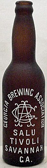 EMBOSSED BEER BOTTLE