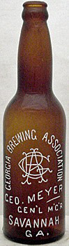 EMBOSSED BEER BOTTLE