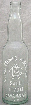 EMBOSSED BEER BOTTLE