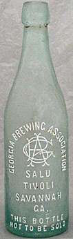 EMBOSSED BEER BOTTLE