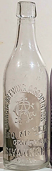 EMBOSSED BEER BOTTLE