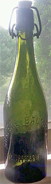 BRAUEREI BAUMEISTER EMBOSSED BEER BOTTLE