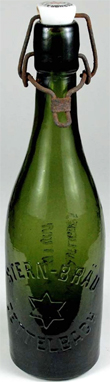 STERN-BRAU EMBOSSED BEER BOTTLE