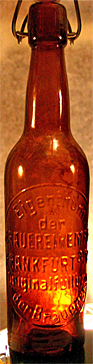 BRAUEREI KEMPFF EMBOSSED BEER BOTTLE