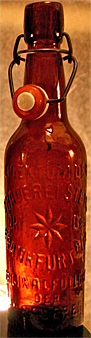 BRAUEREI STERN EMBOSSED BEER BOTTLE