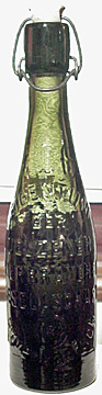 BIERBRAUEREI GESELLSCHAFT EMBOSSED BEER BOTTLE