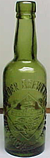 BORDER BREWERY LIMITED EMBOSSED BEER BOTTLE