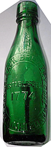 THE CARLISLE NEW BREWERY COMPANY LIMITED EMBOSSED BEER BOTTLE