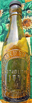 THE CARLISLE NEW BREWERY COMPANY LIMITED EMBOSSED BEER BOTTLE