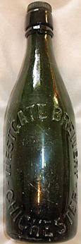 WESTGATE BREWERY EMBOSSED BEER BOTTLE