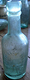 HAUGHTON ROAD BREWERY COMPANY EMBOSSED BEER BOTTLE