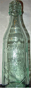 E. THOMPSON PARK BREWERY EMBOSSED BEER BOTTLE