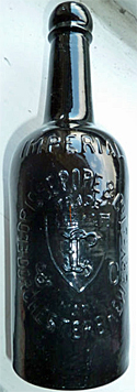 ELDRIDGE POPE & COMPANY LIMITED DORCHESTER BREWERY EMBOSSED BEER BOTTLE