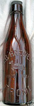 LAMB BREWERY LIMITED EMBOSSED BEER BOTTLE