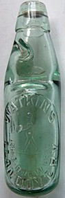 WATKIN'S THE BREWERY EMBOSSED BEER BOTTLE