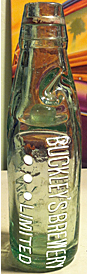 BUCKLEY'S BREWERY LIMITED EMBOSSED BEER BOTTLE