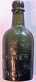 C. R. LUCE BREWER EMBOSSED BEER BOTTLE