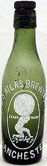 KAY'S ATLAS BREWERY LIMITED EMBOSSED BEER BOTTLE