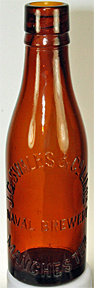 J. G. SWALES & COMPANY LIMITED NAVAL BREWERY EMBOSSED BEER BOTTLE