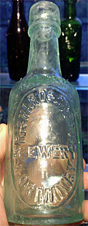 RICHARDSON BROTHERS BREWERY EMBOSSED BEER BOTTLE