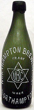 NORTHAMPTON BREWERY COMPANY LIMITED EMBOSSED BEER BOTTLE