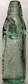 HALLS OXFORD BREWERY LIMITED EMBOSSED BEER BOTTLE