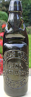 MORRELL'S TRUSTEE LION BREWERY EMBOSSED BEER BOTTLE