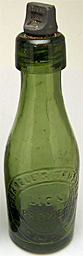 MORRELL'S TRUSTEE LION BREWERY EMBOSSED BEER BOTTLE