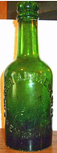 SWANSEA OLD BREWERY EMBOSSED BEER BOTTLE