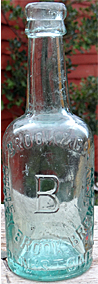 BROOK & COMPANY CUBLEY BROOK BREWERY EMBOSSED BEER BOTTLE