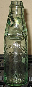 WALKER & HOMFRAY'S LIMITED WOODSIDE BREWERY EMBOSSED BEER BOTTLE
