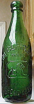 THOMAS BERRY & COMPANY LIMITED MOORHEAD BREWERY EMBOSSED BEER BOTTLE
