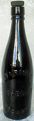 STYRINGS BREWERY EMBOSSED BEER BOTTLE