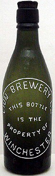 LION BREWERY LIMITED EMBOSSED BEER BOTTLE